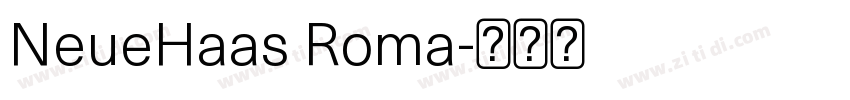 NeueHaas Roma字体转换